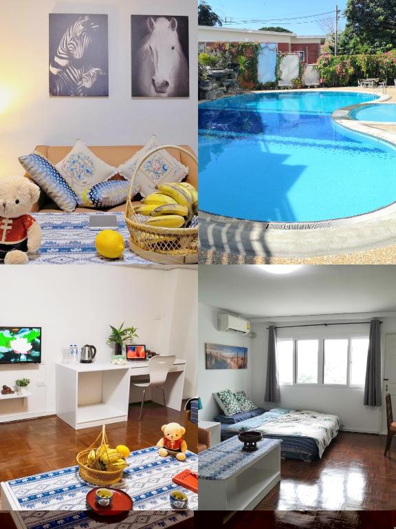 7 pool condo opposite the train station near old city and Nimman